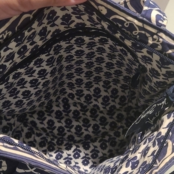 [Vera Bradley] Twirly Bird Navy Tote Bag - Picture 3 of 7